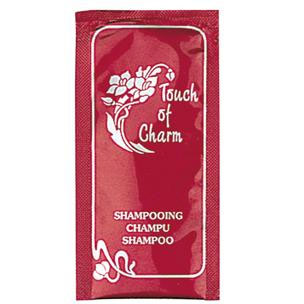 [1700203] Sobrecitos Champu "Touch of Charm" 10 ml 10x5 Burdeos Garcia De Pou