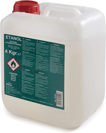 [1700181] Bidon Gel combustible Etanol 4 Kg Lacor