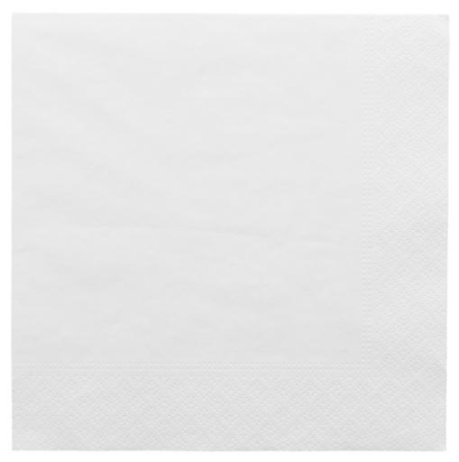 [2400595] Servilleta 20x20 2 Capas Blanco Tissue Paq-100 Garcia De Pou