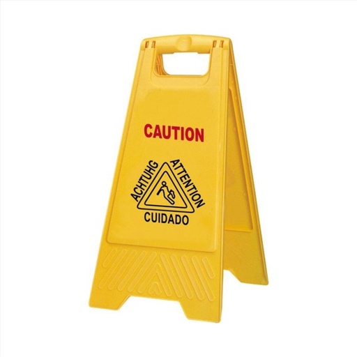[2400240] Cartel Angular "Suelo Mojado" Garcia De Pou