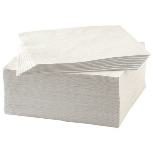 [1602301] Servilleta Blanca 40X40 2C Paq-50 Tissue