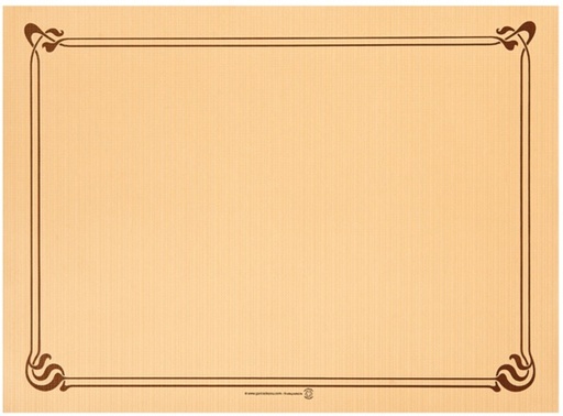 [2400120] Mantelin Snack 43x31 Caramelo Paq-500 Garcia De Pou