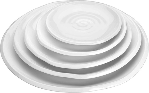 [0711931] Plato Redondo 20,7 Cms Ondulado Melamina Classic Lacor