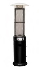 [1204045] Estufa Gas Columna Negra