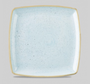 [0314740] Plato Cuadrado 26,8 Cms Stonecast Duck Egg Blue Churchill