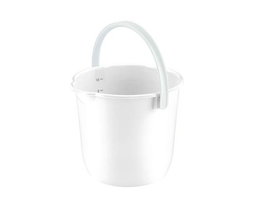 [0806781] Cubo Redondo 12 Lts Blanco Araven