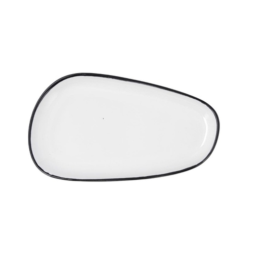 [0315453] Plato Rectangular 27 Cms Porcelana Vital Filo Ariane