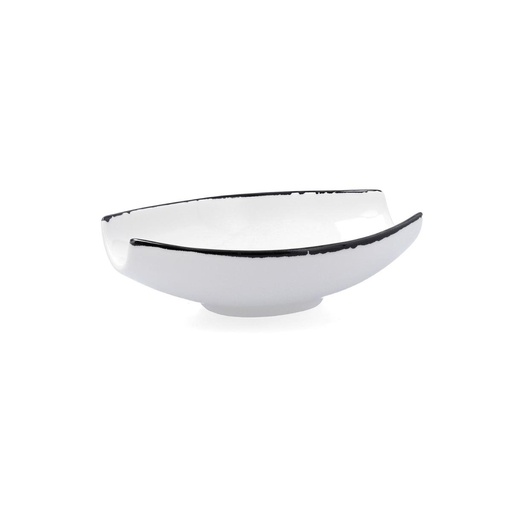 Bol Laterales Abiertos 19x13,5 Cms Porcelana Vital Filo Ariane