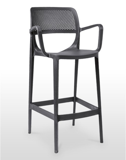 Taburete Con Brazos Polipropileno Moguer