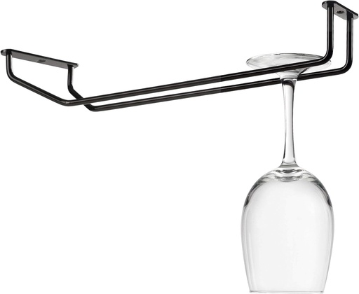 Soporte de Copas BLACK Techo Hierro Cromado Lacor