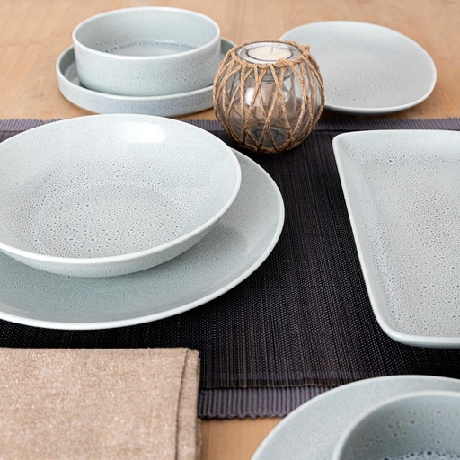 Plato Porcelana Reforzada Porous Ariane