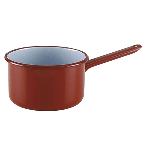 [0712000] Cazo Recto 16 Cms Acero Esmaltado Teja Quid