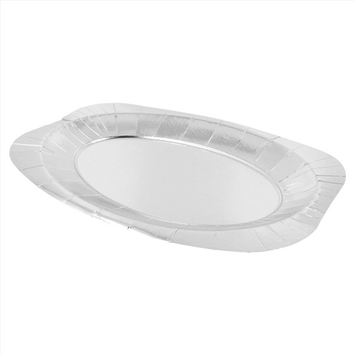 [1421259] Bandeja 24x35 Plateada Carton 545 g/m2 Paq-10 Garcia de Pou