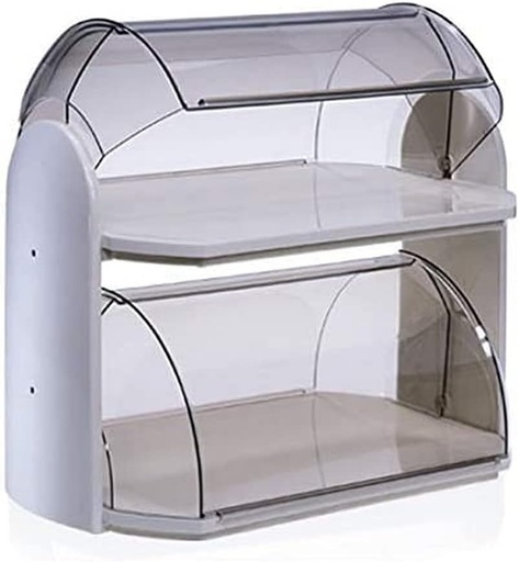 [0803664] Vitrina Expositora Doble Piso 46x30x40