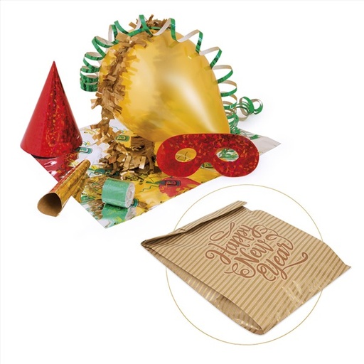[1421285] Bolsa Cotillon Papel "Eco Royale" 26+8x35 Cms Surtido Paq-60 Garcia De Pou