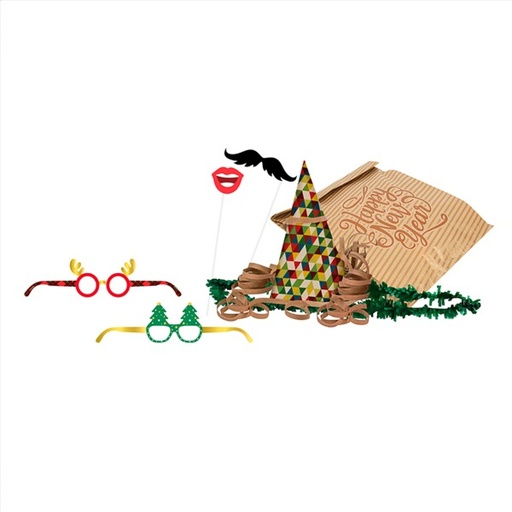 [1421289] Bolsa Cotillon Papel "Eco Antibes" 26+8x35 Cms Surtido Paq-60 Garcia De Pou