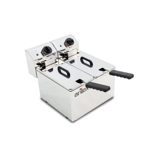 [1204193] Freidora Electrica Doble 5+5 lts Sin Grifo