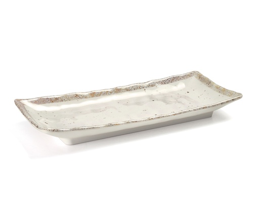 [1421343] Fuente Rectangular Long 28,6x12,7 Melamina EARTH Lacor