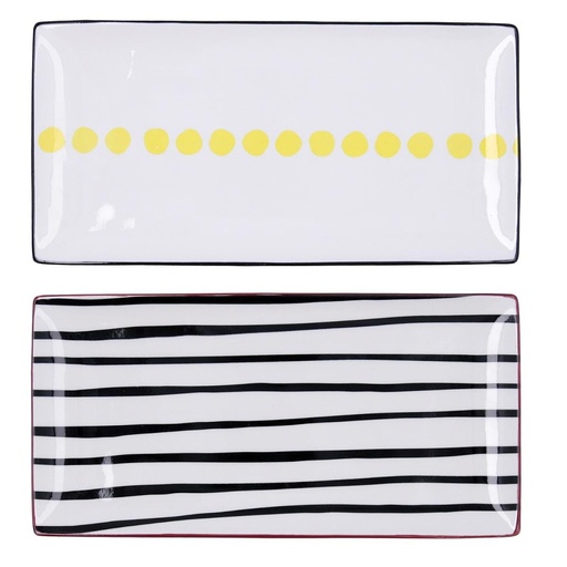 [0315530] Bandeja Rectangular 30,5x15x2 Surtida ZigZag Arcoroc