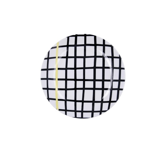 Plato Postre 19 Cms Porcelana ZigZag Arcoroc