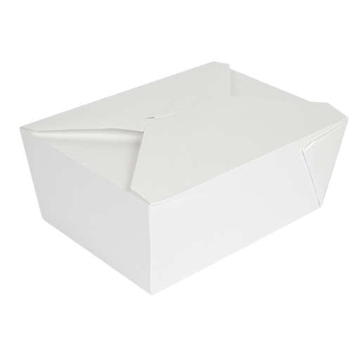 [1421380] Caja Americana "ThePack" 1350 Ml Blanco Carton Ondulado Paq-50 Garcia de Pou