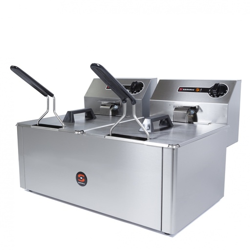 [1204264] Freidora 5+5 Lts Doble Electrica PF-6+6 Sammic