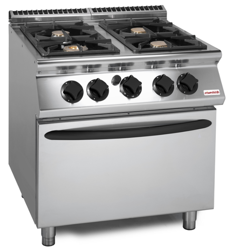 [9001564] Cocina a GAS 4 FUEGOS C/HORNO A GAS 800x700x850 (copia)