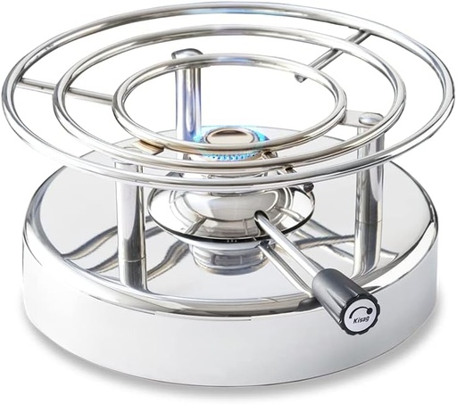 [9001605] Quemador sobremesa inox. gas con soporte Rechaud