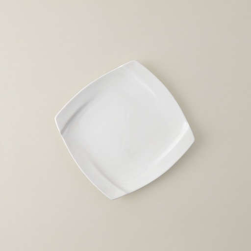 [9001606] Plato Llano 21,6 x 21.6 Cms porcelana