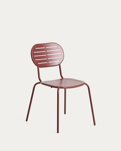 Silla apilable de exterior Brai de acero galvanizado