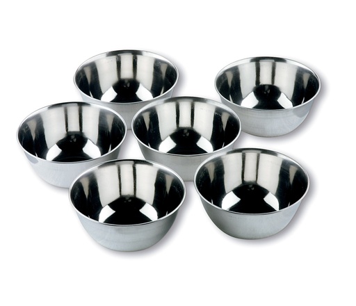 [9001860] Set 6 boles mini Garinox Ø 12 cm 325 ml Lacor