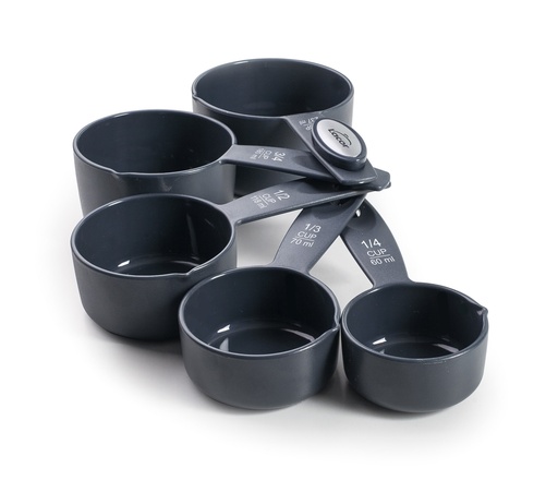 [9001882] Set 5 cazos medidores Grey 60/80/120/180/235 ml Lacor