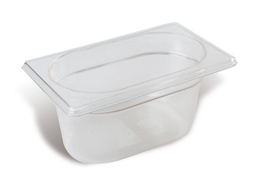 [9002111] Cubeta Gastronorm GN de policarbonato de tamaño 1/9 y 100 mm de profundidad Pujadas
