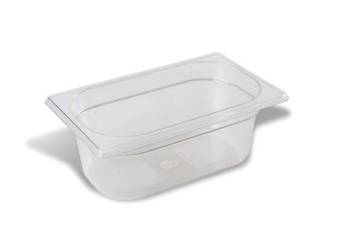 [9002179] Cubeta Gastronorm GN de policarbonato de tamaño 1/4 y 65 mm de profundidad Pujadas