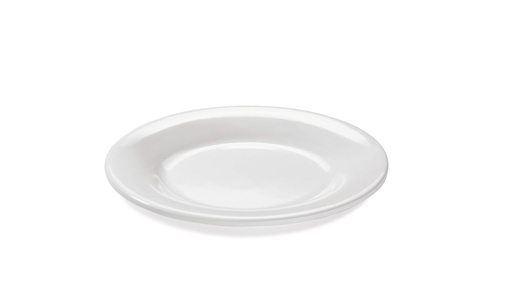 [9002194] Plato redondo 16 centímetros melamina en blanco Pujadas