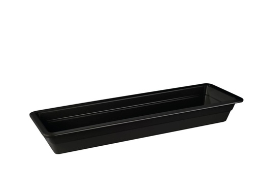 [9002237] Cubeta GN de 2/4 de 65 milímetros de profundidad en color negro Pujadas