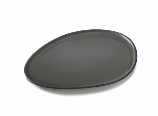 [9002498] Plato de servicio 44.5 x 35 cm melamina en negro Pujadas