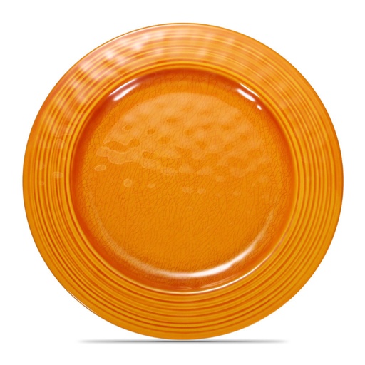 [9002512] Plato presentación 22 centímetros melamina en naranja Pujadas