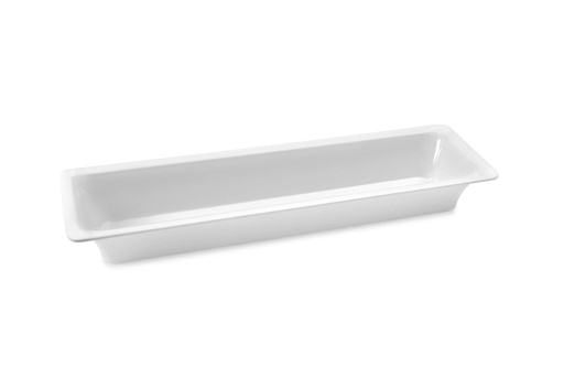 [9002561] Cubeta GN slim 2/4 de 100 milímetros de profundidad en color blanco Pujadas