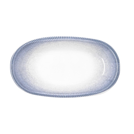 [9002705] Bandeja oval porcelana Lea Hydrozero 26x14,5 cm - Bidasoa