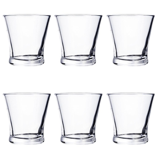 [9002901] Vasos bajos vidrio Lucia 10 cl - Quid