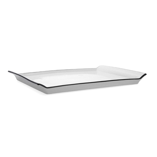 [9002909] Fuente porcelana Gastro Black 36x25 cm - Quid