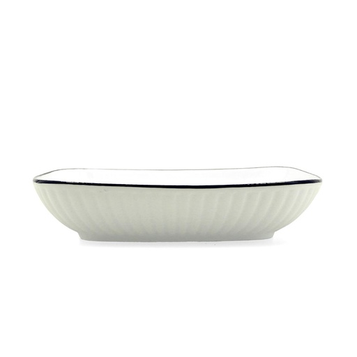 [9002924] Bandeja porcelana Gastro Black 19,5x3,6 cm - Quid