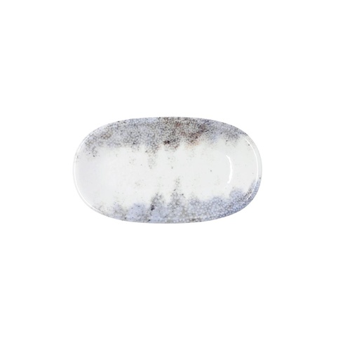 [9003004] Bandeja oval porcelana Polaris Hydrozero 19x11 cm - Bidasoa