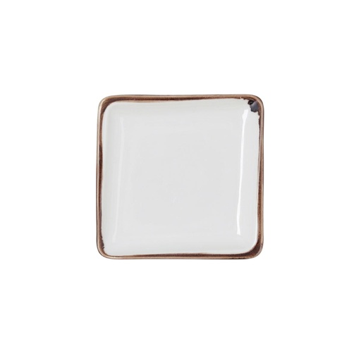[9003014] Bandeja cuadrada porcelana Orion Hydrozero 15x15 cm - Bidasoa