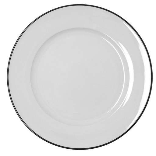 [9003153] Plato llano porcelana Glacial Filo 30 cm - Bidasoa