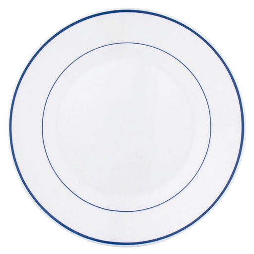 [9003180] Platos llanos opal Rest. F/Azul 23 cm - Arcoroc