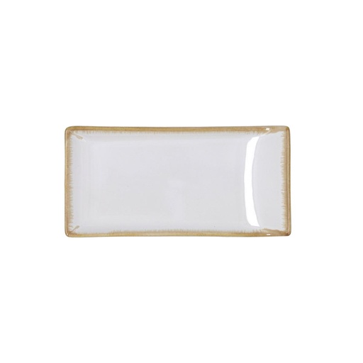 [9003396] Fuente porcelana Milky 21,5x10,5x3 cm - Bidasoa
