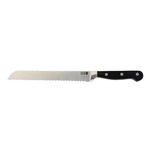 [9003450] Cuchillo pan acero inoxidable Inox Chef Black 20 cm - Quid Professional
