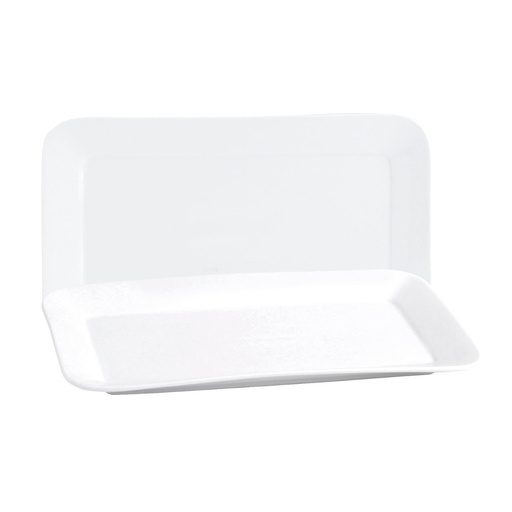 [9003620] Fuente rectangular porcelana Basic 35,8x21 cm - Quid